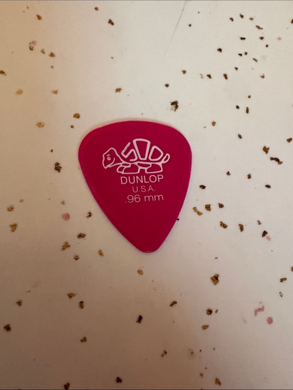 Dunlop 0.96 mm Pink Guitar Pick - Durable Nylon